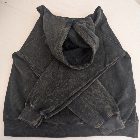 North Shore Hawaii Subtle Acid Wash Hoodie and Bold Colored Logo on Back Medium - Picture 7 of 8